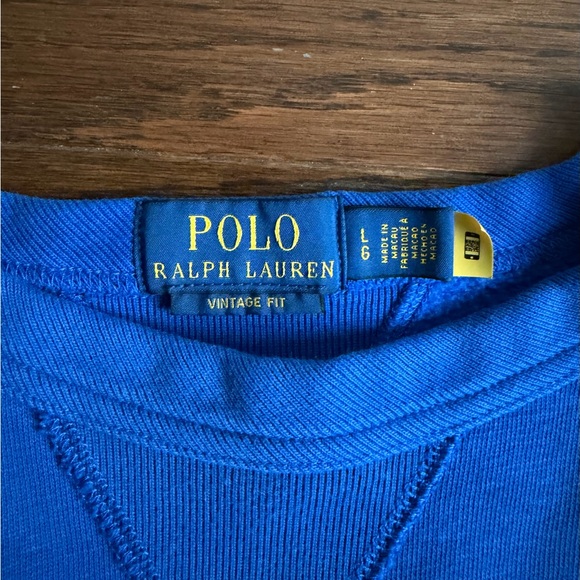 Ralph Lauren Blue Motor Racing Crewneck Sweater - Picture 4 of 8